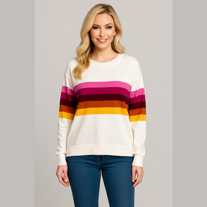 Lands' End White Sweater